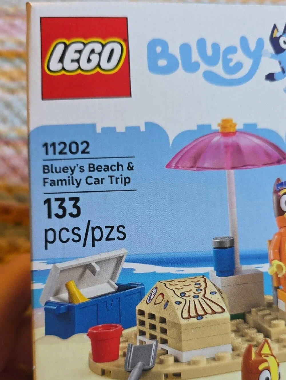 Lego 11202 Bluey Beach & Family Car Trip Playset -